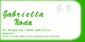 gabriella noda business card